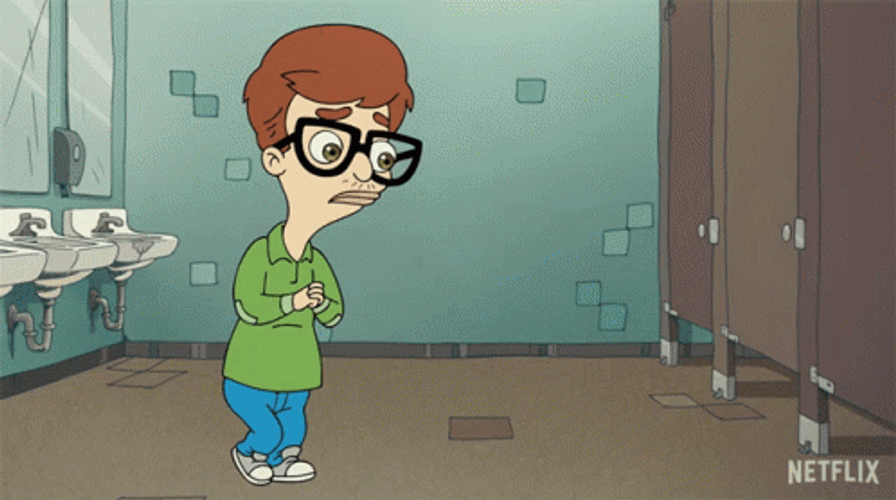 Anxious Worried Andrew Glouberman Big Mouth GIF