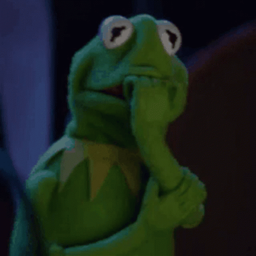 Anxious Worried Bite Hand Kermit The Frog GIF