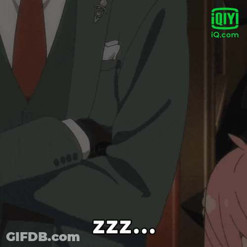 Anya Forger Drowsing Good Night GIF