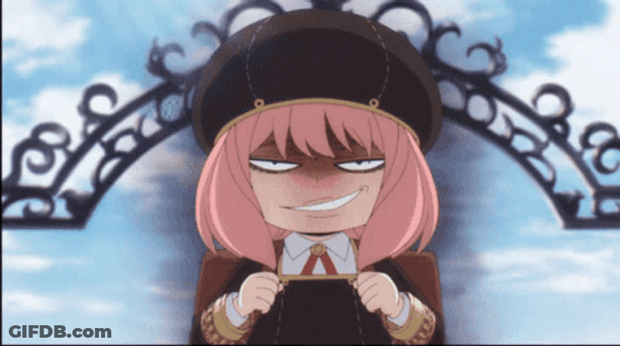 Anya Forger Evil Grin GIF