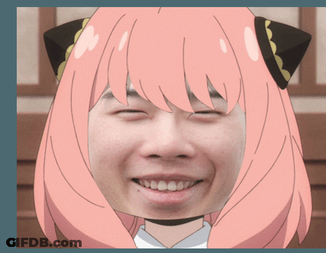 Anya Forger Funny Face Swap GIF