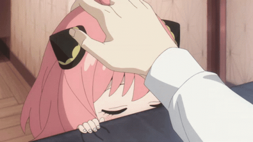 Anya Forger Head Pat GIF