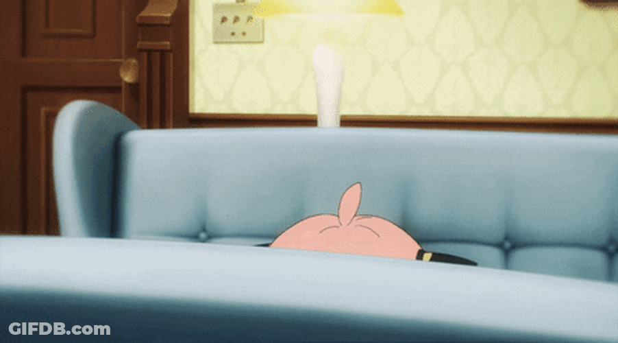Anya Forger Peering Spy X Family GIF