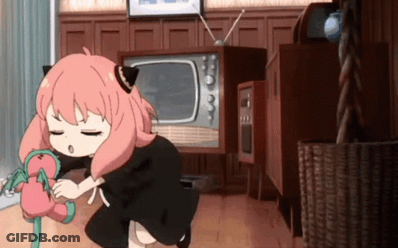 Anya Forger Playing With Toy GIF