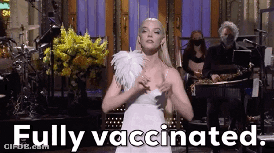 Anya Taylor Fullly Vaccinated GIF