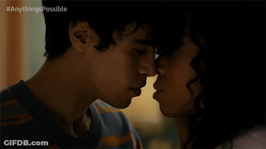 Anything Possible Couple Sensual Kiss GIF