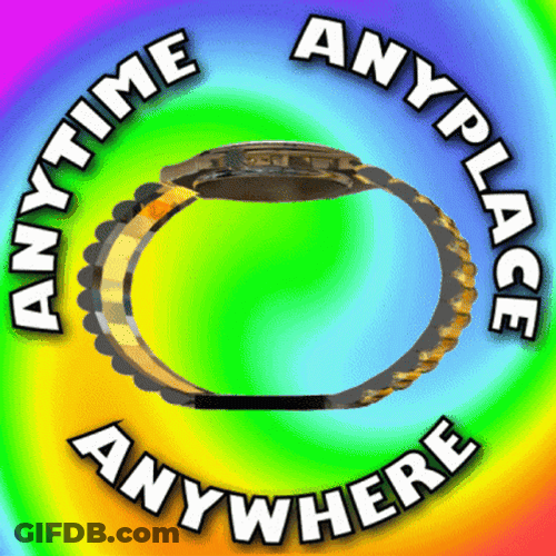 Anytime Anywhere Anyplace GIF