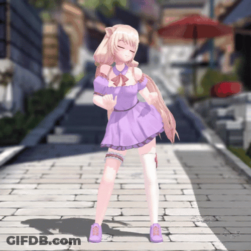 Anzu Futaba Rave Party GIF