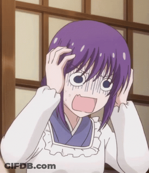 Ao Chan Freaking Out GIF