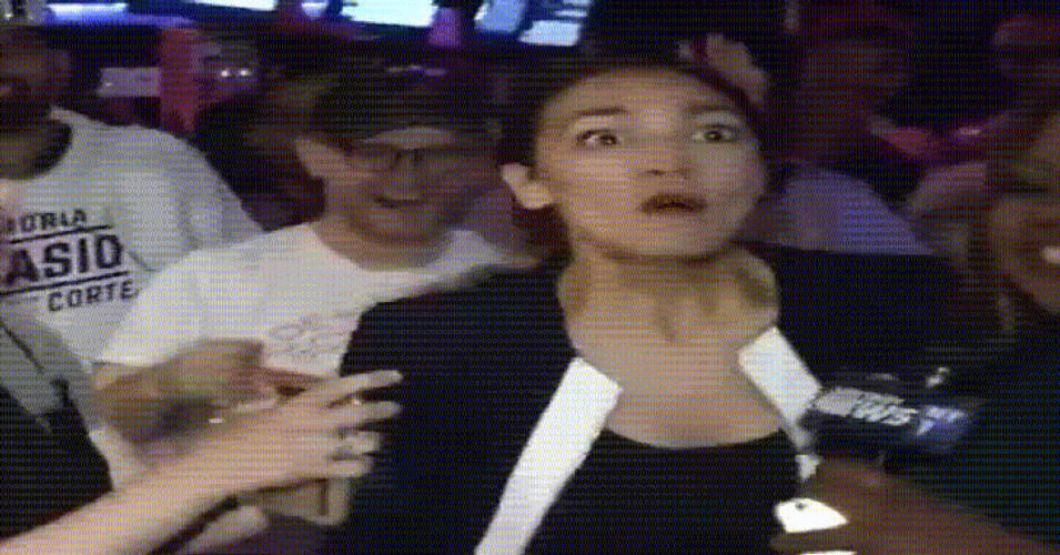 Aoc Alexandria Ocasio Cortez Shocked Reaction GIF