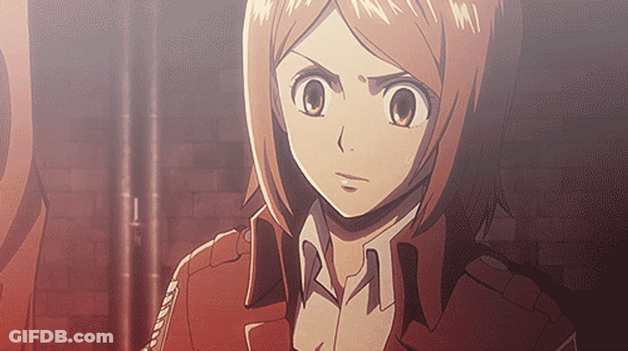 Aot Kyojin Hand Bite GIF