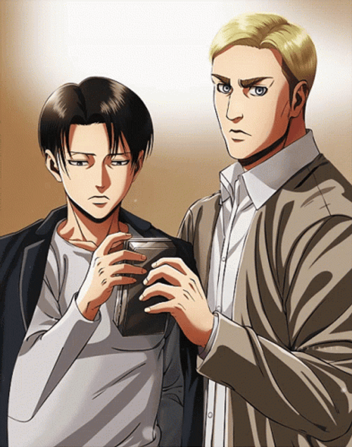 AOT Levi And Erwin GIF