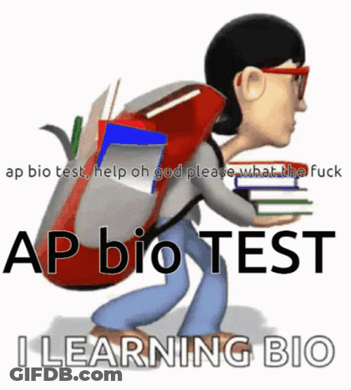 AP Biology Test GIF