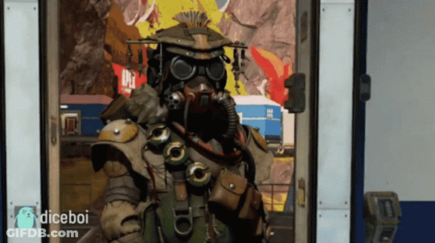 Apex Bloodhound Peace Sign GIF
