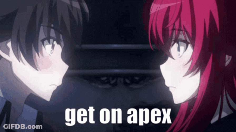 Apex Issei X Rias Kiss GIF