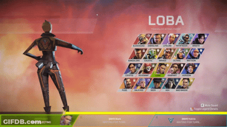 Apex Legends Loba Distorted Bug GIF