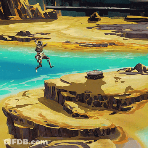 Apex Legends Octane Jump Fly GIF