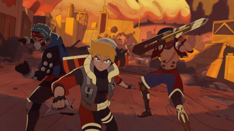 Apex Legends Octane Ready To Fight Anime GIF
