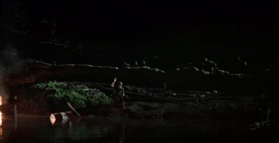 Apocalypse Now Scene Ambush At Night GIF