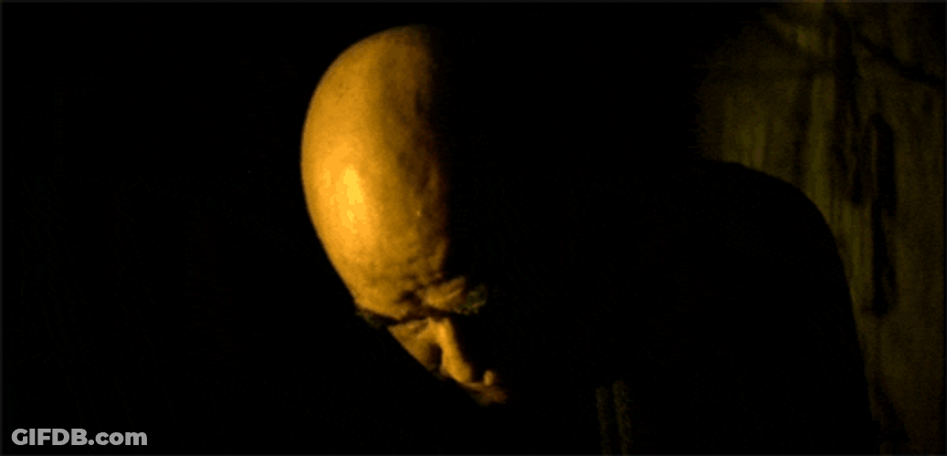 Apocalypse Now Scene Col. Walter E. Kurtz Has A Plan GIF