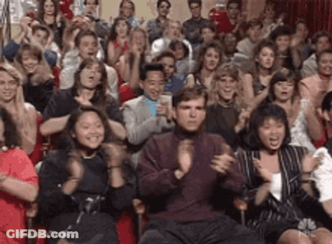 Applause Clapping Standing Ovation Show Audience GIF