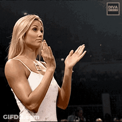 Applause Clapping Standing Ovation Stacy Keibler GIF