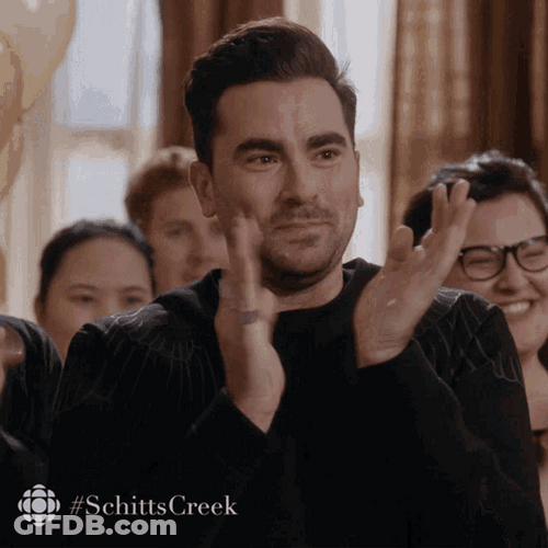 Applause Clapping Yes Schitts Creek Yay GIF