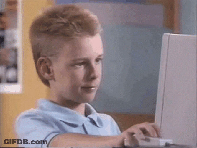 Apple Computers Brent Rambo Thumbs Up Kid GIF