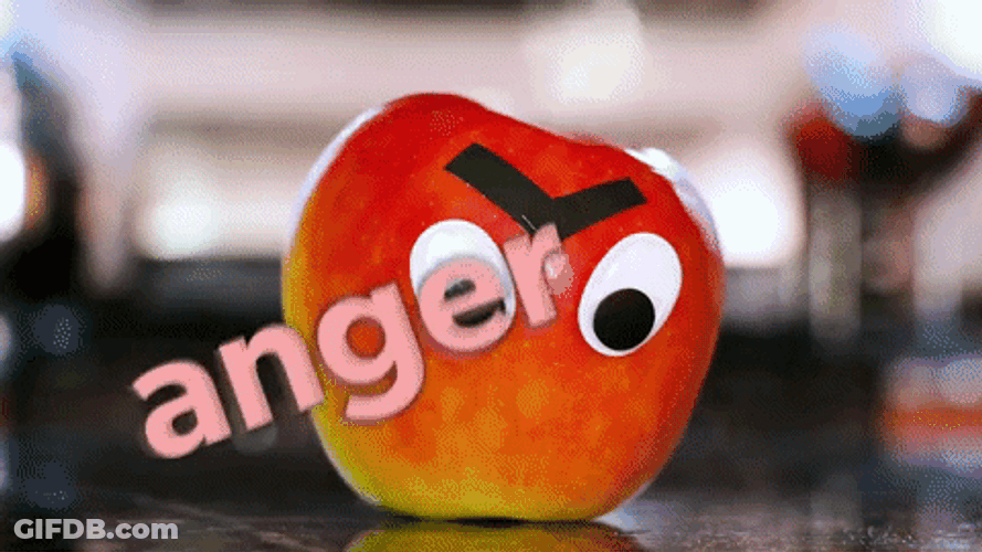 Apple Meltdown Different Emotions GIF