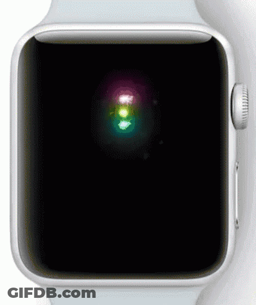Apple Watch Displaying Goal Achievement GIF