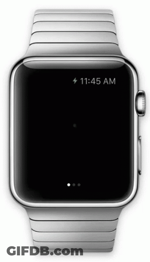 Apple Watch Displaying Timer On Screen GIF