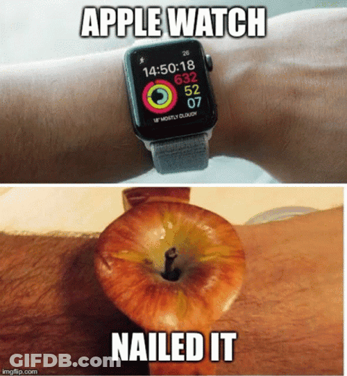 Apple Watch Nailed It GIF