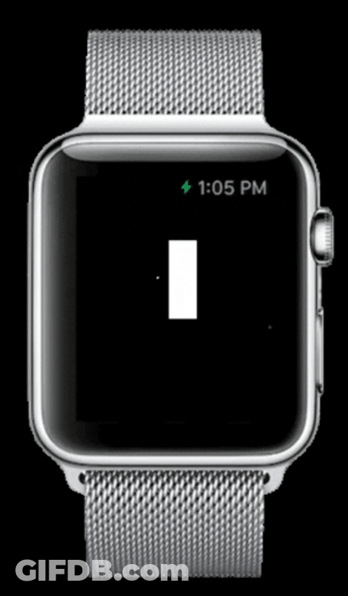 Apple Watch Showing Power Icon GIF