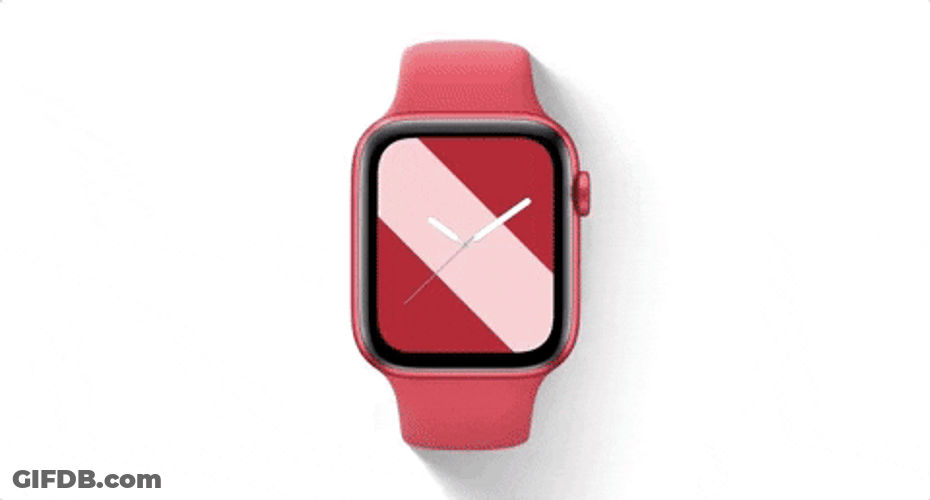 Apple Watch With Different Wallpapers GIF