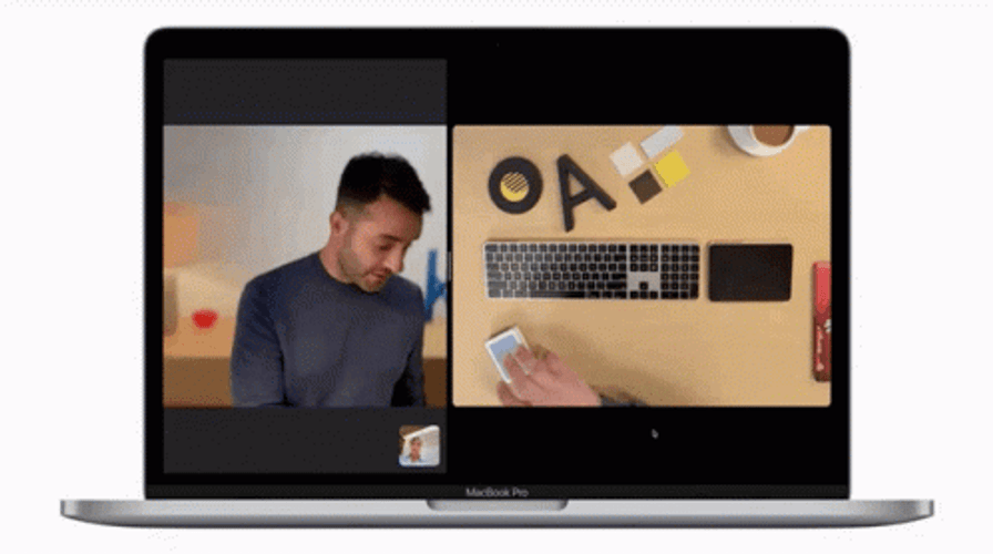 Apple Webcam Deskview GIF