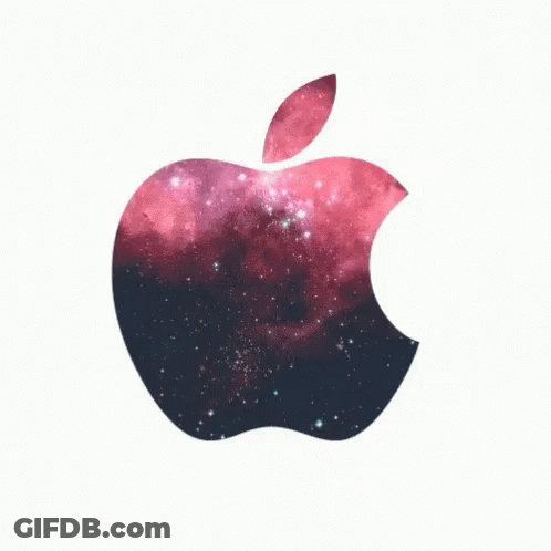 Apple With Galaxy GIF