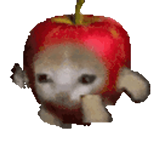 Applecatrun Sticker GIF
