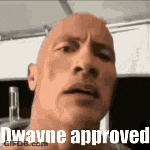 Approved By Dwayne Johnson GIF