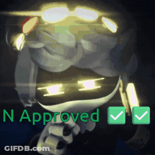 Approved Cartoon Character GIF