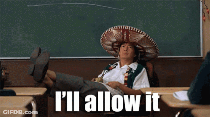 Approved I'll Allow It Now GIF