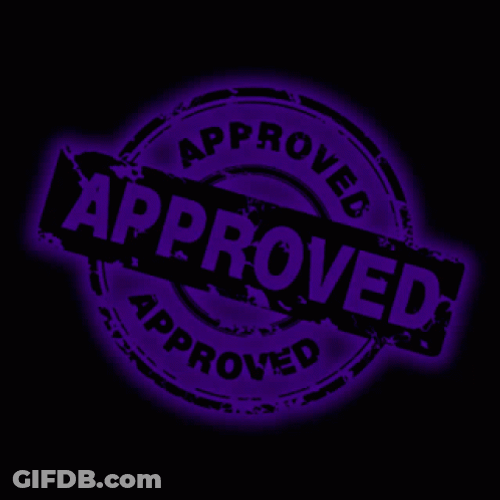 Approved In Sticker GIF