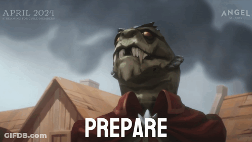 April 2024 Poster Monster Prepare GIF