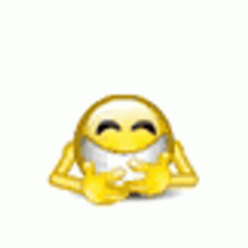 April Fools Laughing Emoji GIF
