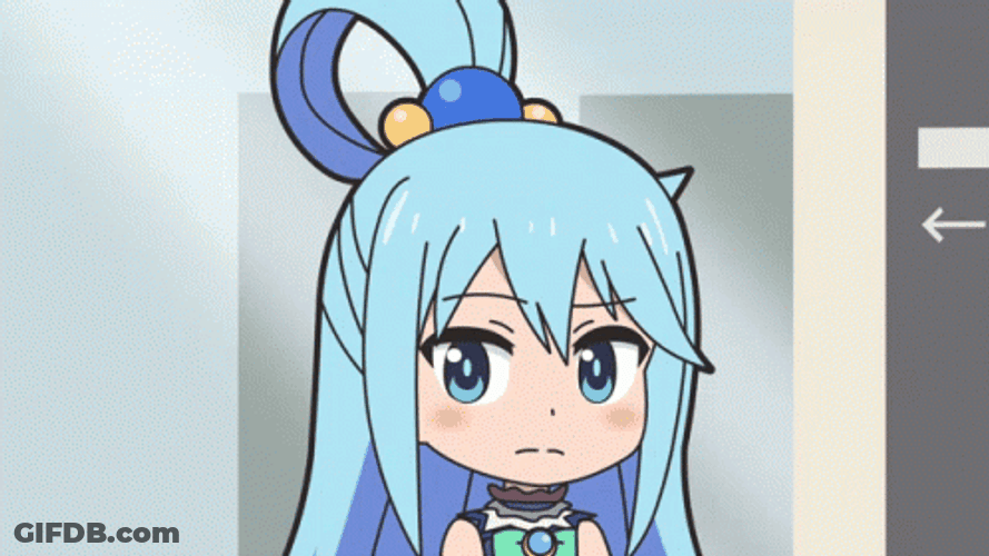 Aqua Close Up Sharp Gaze GIF