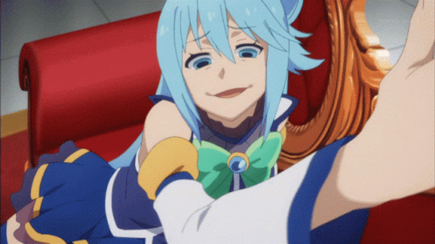 Aqua Gentle Hand Sway GIF