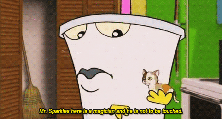 Aqua Teen Hunger Force Mr. Sparkles GIF