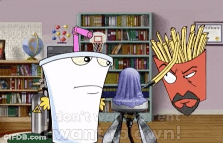 Aqua Teen Hunger Force Rent GIF