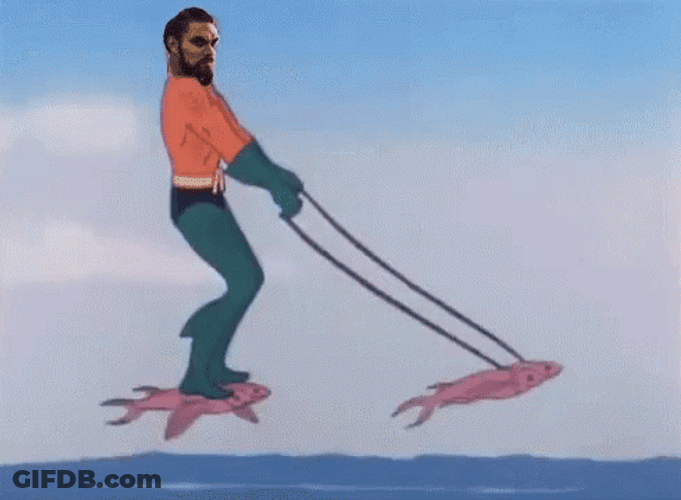 Aquaman Animated Cartoon Jason Momoa Edit GIF
