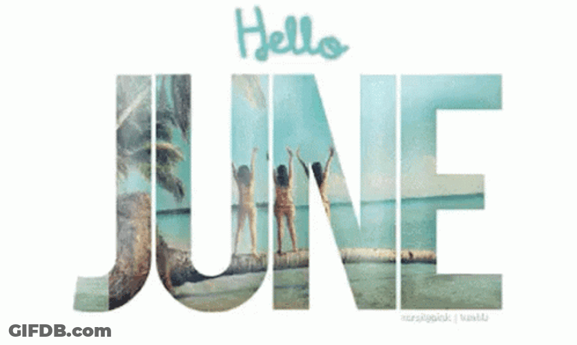 Aquatic Hello June GIF