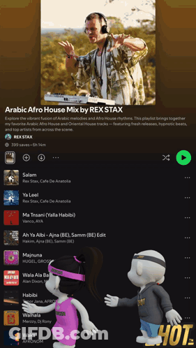 Arabic Afro House Mix By Rex Stax On Screen GIF